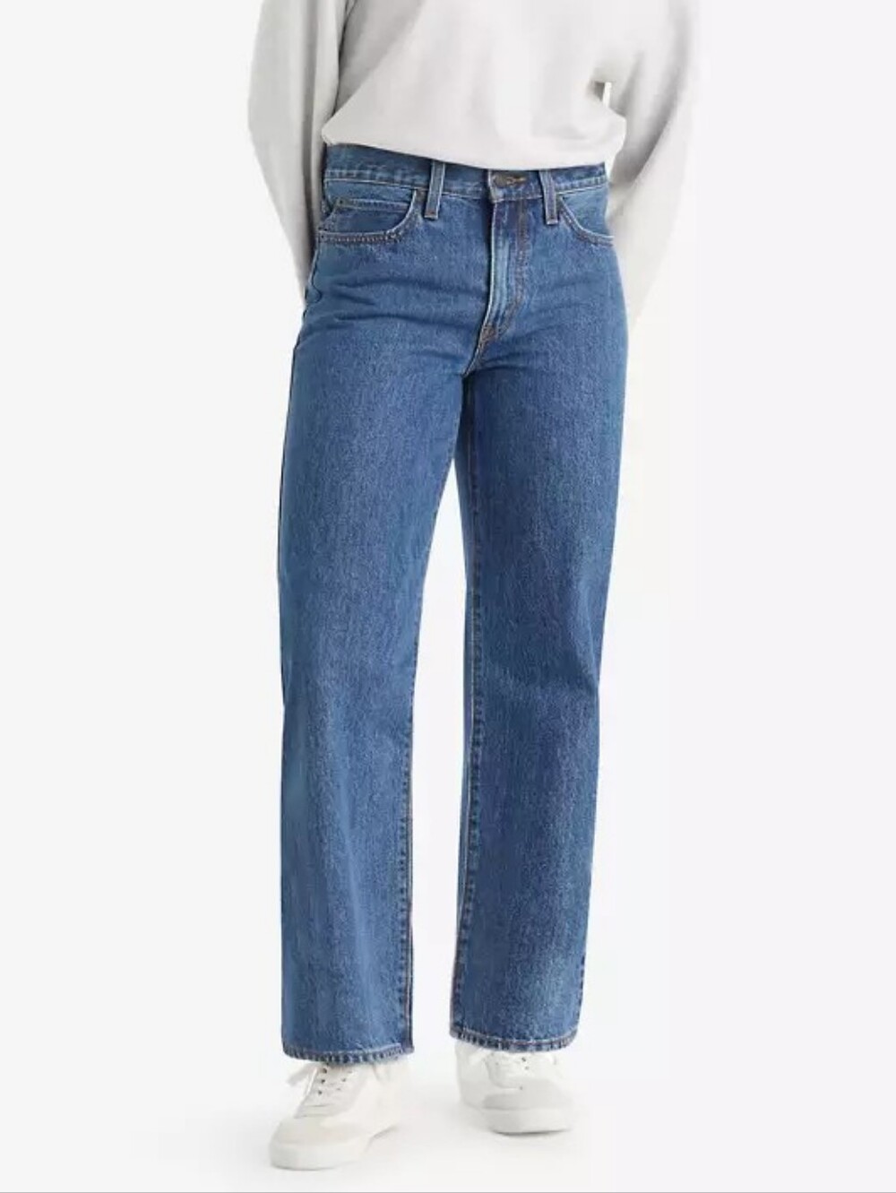 Levi's '94 Baggy Classic Medium Wash 100% Cotton Straight Leg Jeans Size 25